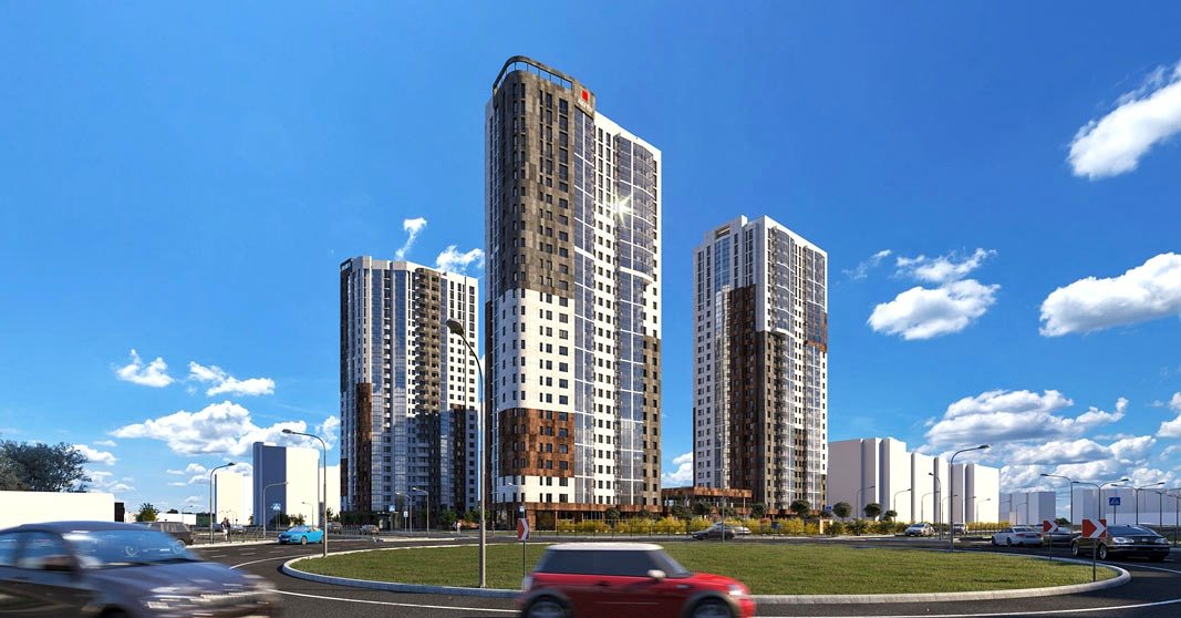 ЖК «Огни Калининграда» (Ленинградский район) — благоустройство двора и придомовая территория, застройщик ГК «Акфен», фото 2